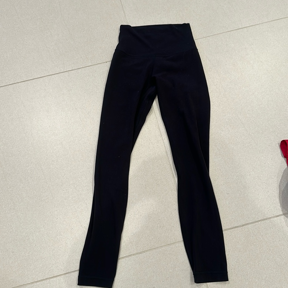 Lack lululemon align leggings size 0 good condition